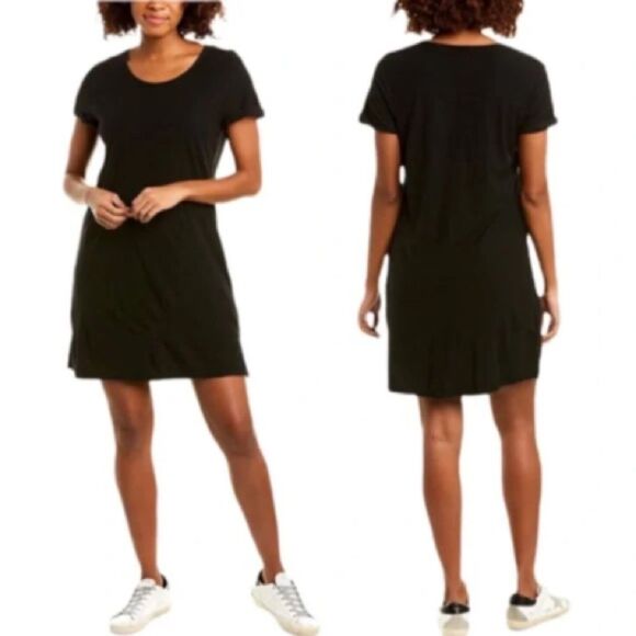James Perse standard rolled sleeve t-shirt mini dress size m EUC - Picture 1 of 5